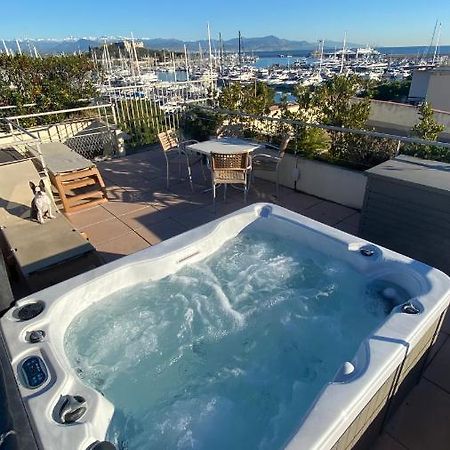 Penthouse Vue Mer Avec Rooftop,Jacuzzi,Et Parking Prive Антиб Экстерьер фото