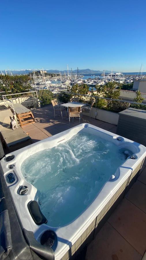 Penthouse Vue Mer Avec Rooftop,Jacuzzi,Et Parking Prive Антиб Экстерьер фото
